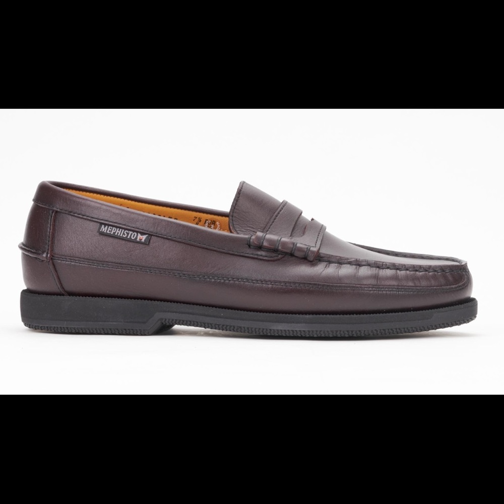 Men’s Mephisto Cap Vert Loafers in Wine